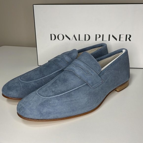 NEW Donald Pliner Tender Suede Men\'s Loafers- US 9 / Blue Denim main image 12